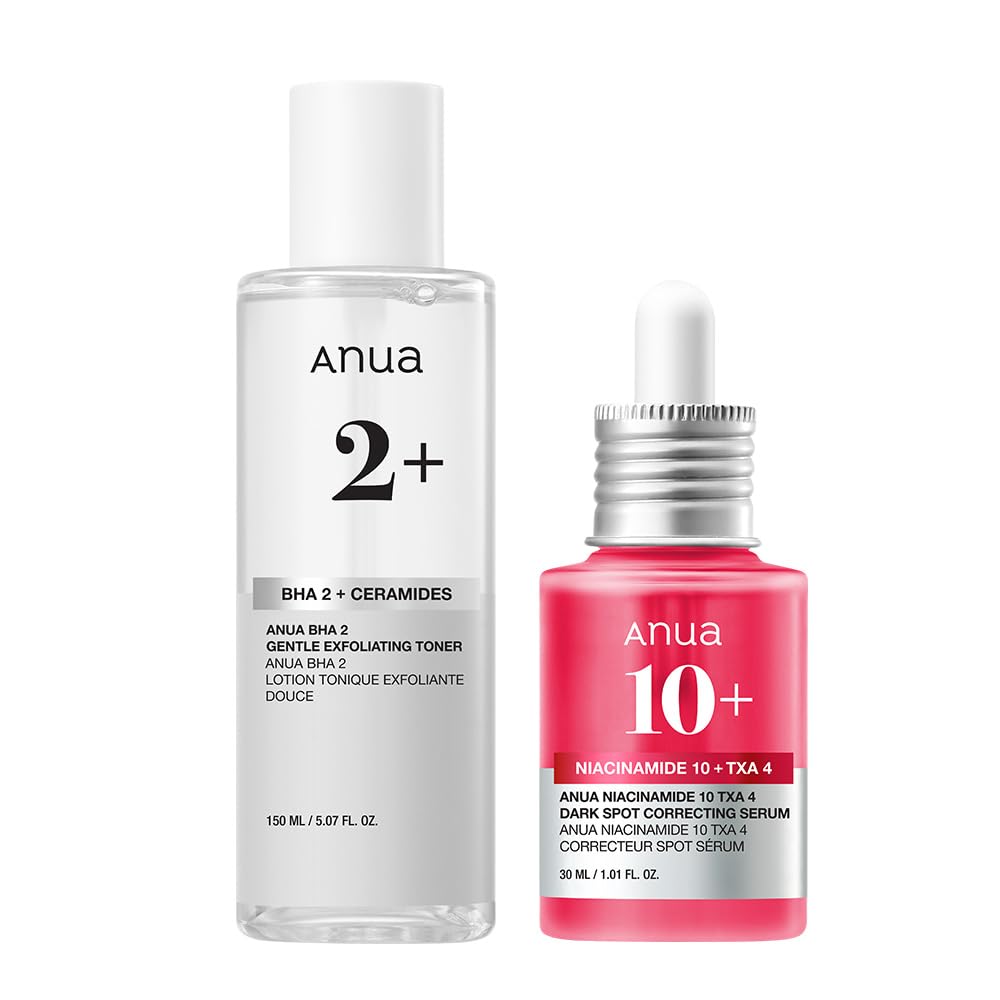 【ANUA 】　レチノール　ビタミンC PDRN ダークスポットセラム ANUA ダークスポットセラム30ml + BHAマイルドピーリングトナー 2STEP