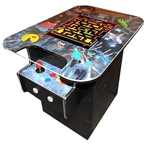 Doc and Pies 60-Game 2-Player Full Size Professional Arcade Machine with LCD Screen, USA-Made