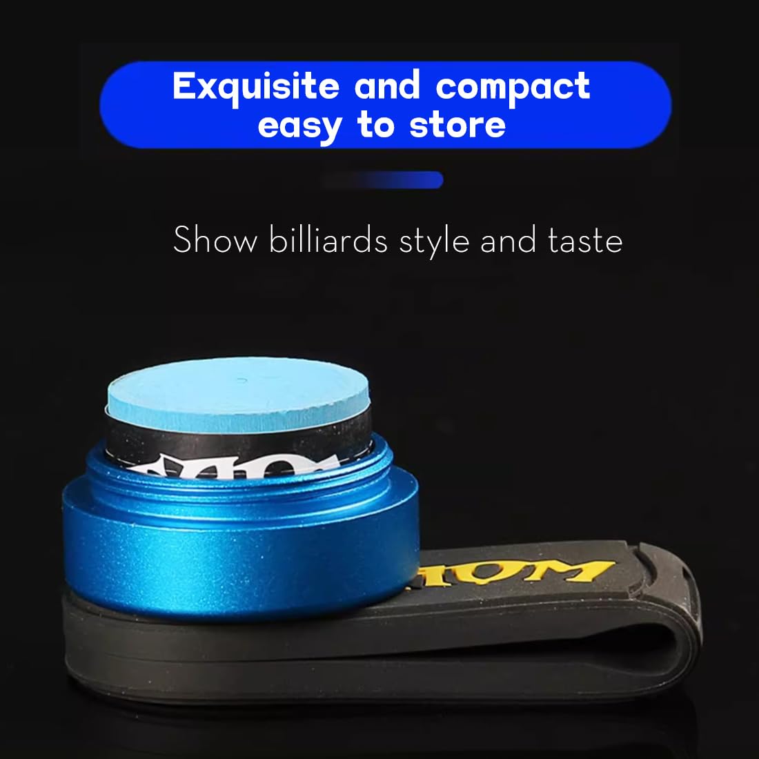 Amazon | YEUEK TAOM プールチョークホルダー ラウンド型 実用的