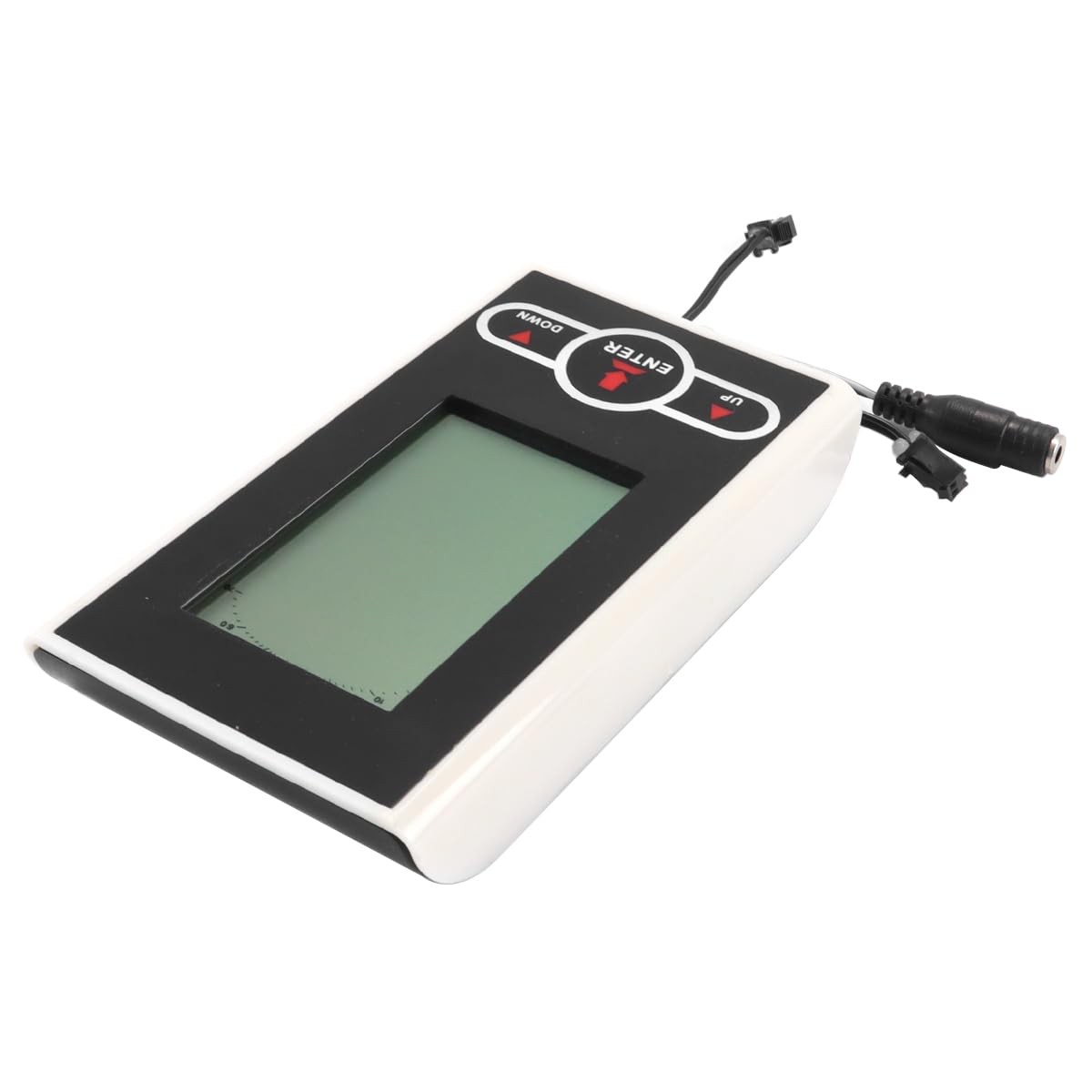 Ticha Computer da bici LCD con tachimetro e contachilometri per ciclismo indoor, attrezzatura per fitness e allenamento, con cardiofrequenzimetro, colore bianco