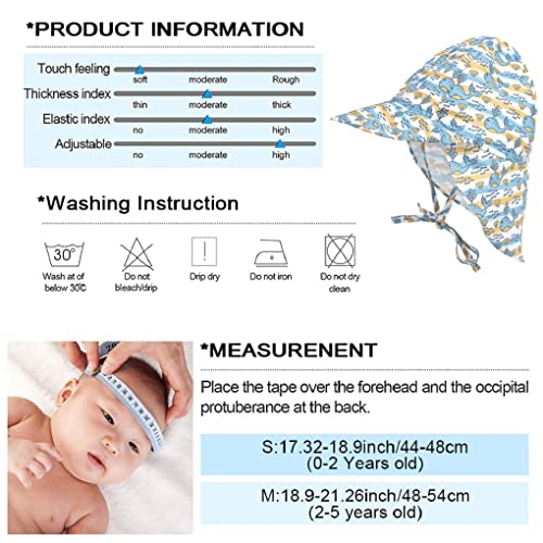 Joligiao Cappello da Sole per Neonato Cappello da
