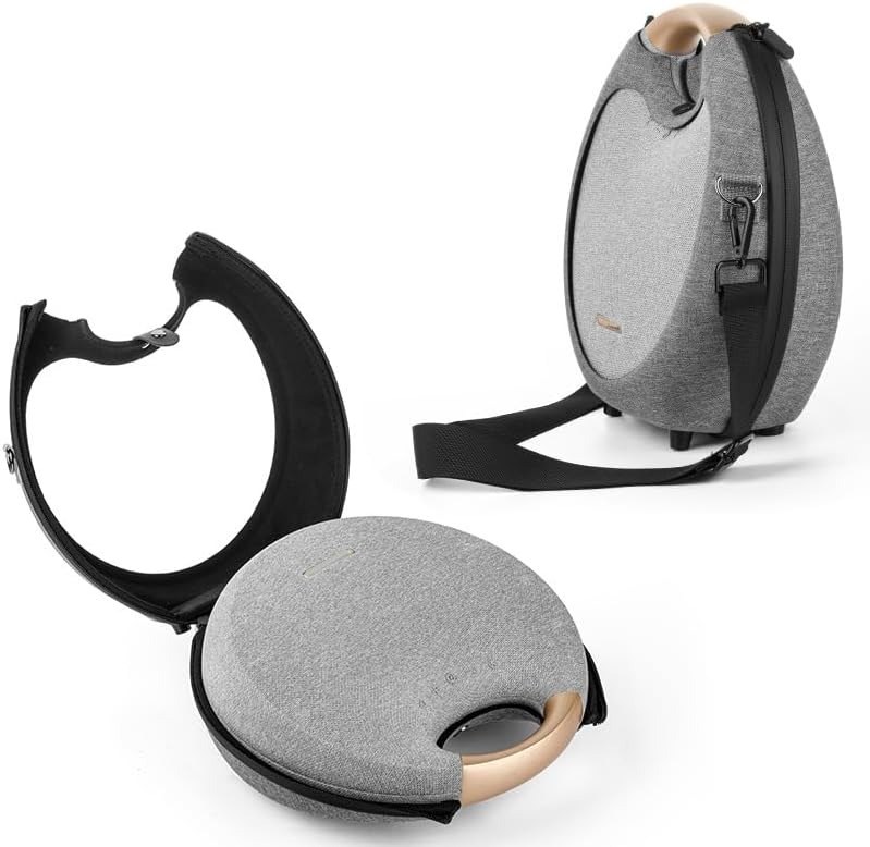 Carrying Case for Harman Kardon OS6 Speaker, Hard Travel Case Speaker Carrying Bag Cover with Adjustable Shoulder Strap (Gray)