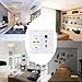Hdmi USB Outlet Charger Wall Plate,2 Power Outlet 15A with Dual 2.1A USB Charger Port,PHIZLI 1 HDMI HDTV + 1 CAT6 RJ45 Ethernet + Coaxial Cable TV F Type Keystone Face Plate White