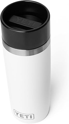 Miniatura 21 de YETI Rambler - Botella de viaje de 12 onzas, acero inoxidable, con aislamiento al vacío y tapa impermeable para viajeros, Verde Bosque Negro verde