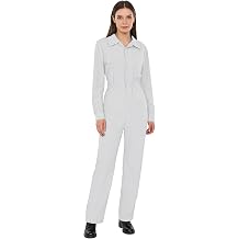 iEFiEL Womens Work Jumpsuit Casual Turn Down Collar Long Sleeve Romper Overall Versatile One Piece Garment