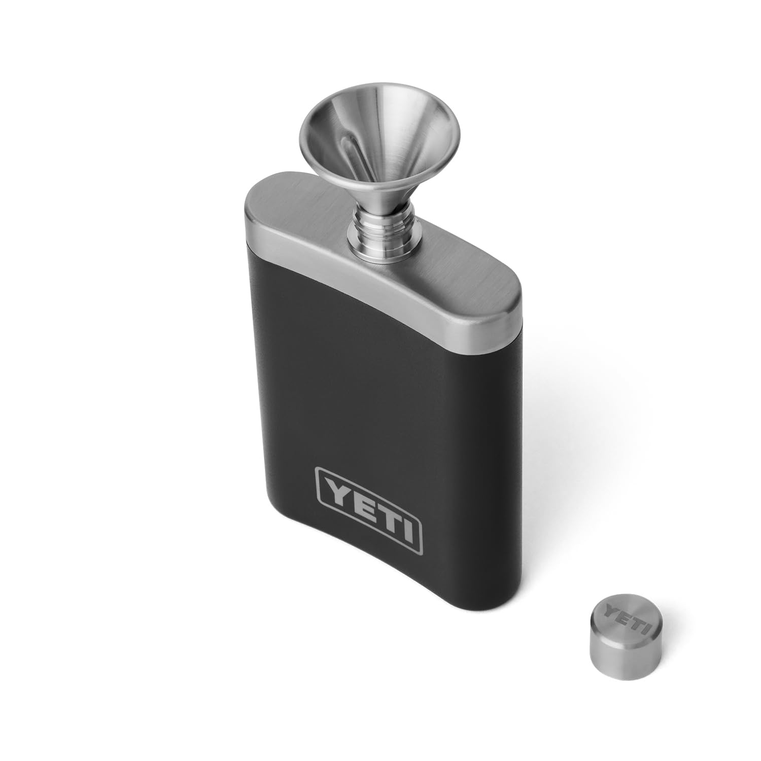 Amazon.co.jp: YETI 7oz Flask with Funnel, Black : Sports & Outdoors