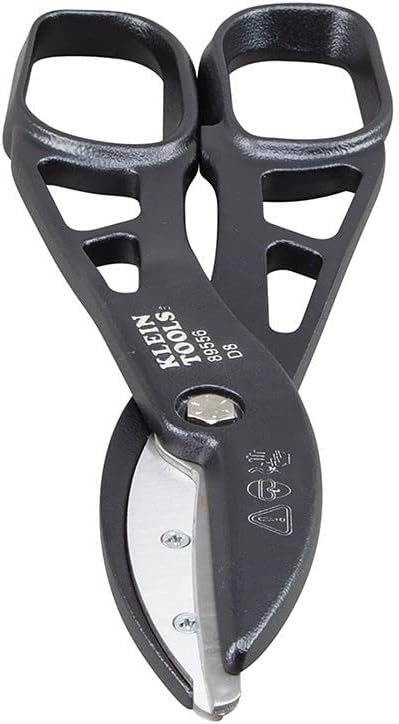 Klein Tools 89556 Metal Cutter, Tin Snips Cut Tin, Copper, Aluminum, Vinyl, Steel and Stainless Steel, 12-Inch