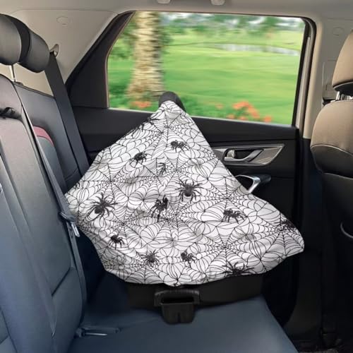 Image of Coldinair Spider Web Multifunctional Nursing Cover Multi Use Cover for Baby Car Seat Canopy Shopping Cart Cover,Stroller Cover