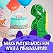 IMPRESA Dinosaur Pinata for Jurassic Size Fun at Parties, Dinosaur Birthday Decorations & Celebrations - Dino Pinata Includes Blind-Fold & Baton - Excellent Addition to Birthday Party Games -1 Set