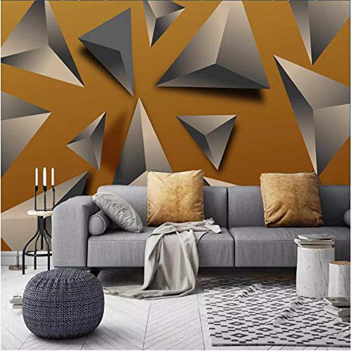 Papier peint géométrique 3D 200x140 cm WLLLO - 5