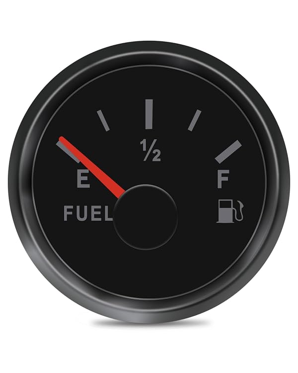 73-10 ohm Marine Fuel Lever Gauge 2" 52mm with Led Backlight by TIKSCIENCE - Used condition - US$17.41