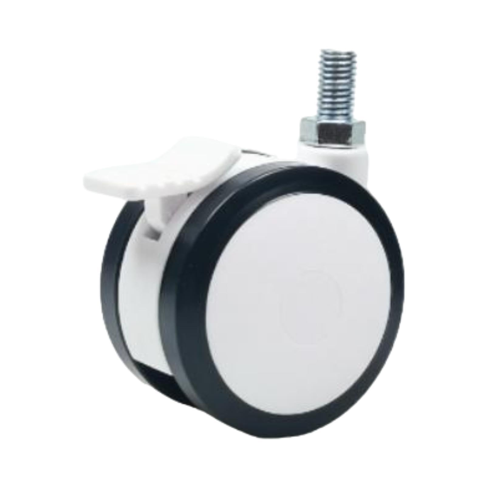 Generic 3 Inch Plate Swivel Casters Caster Wheels Universal Wheel for Workbench Cart Tables, with Brake