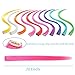 LiaSun 10Pcs/set Multi-Colors Straight Highlight Clip in Hair Extensions 20 Inch Colored Party Hair Pieces (Red)
