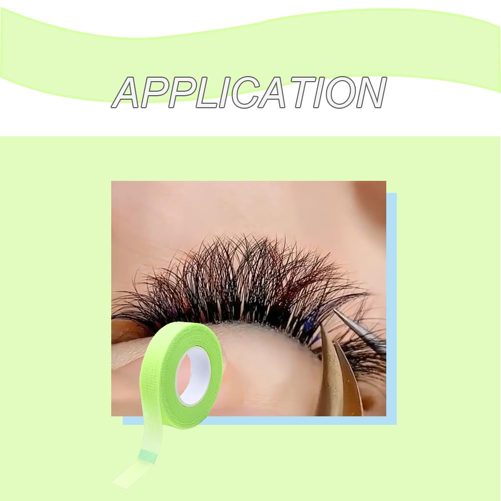 8 Rotoli Di Nastro Per Estensioni Ciglia In Tessuto Microporoso - Foto 8