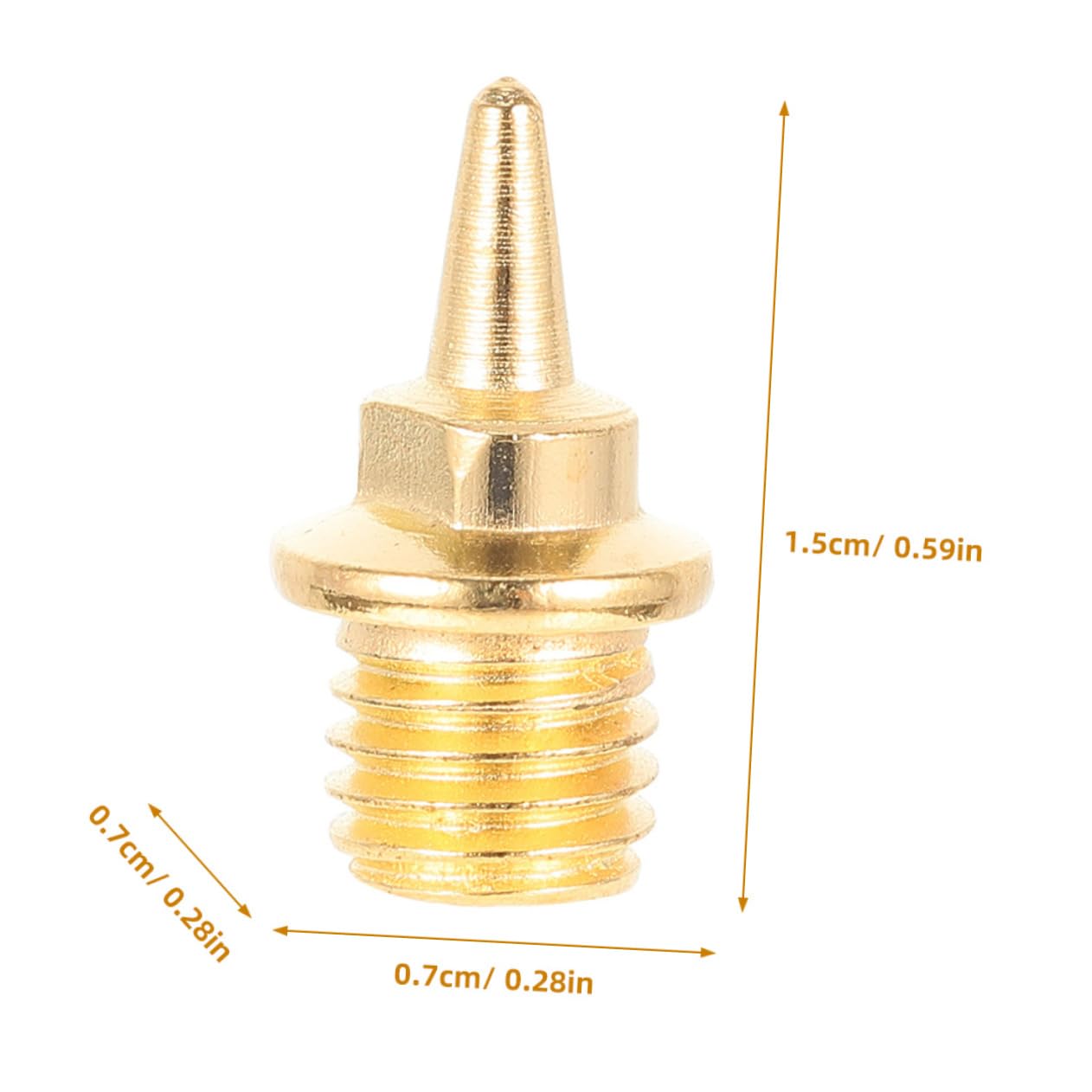 HANABASS Spikes 48pcs Replacement Spikes Aluminum Alloy Material Perfect for Sprinting