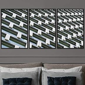 signwin 3 Piece Framed Canvas Wall Art Abstract...