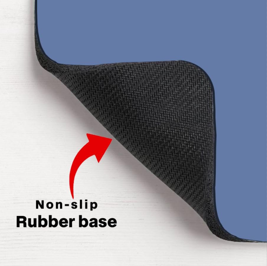 Image of ON TREND Premium Extended Mouse Pad, Large Premium Desk Mat Anti Skid Rubber Base for Desktop Laptop PC Office Gaming (Size- 23 X 11 x 0.12 Inch) (Blue)
