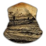 WONDERTIFY California Sunset Neck Warmer Pier Imperial Beach Men Women Windproof Neck Gaiter Cold We