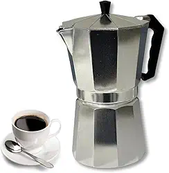 Cafeteira Italiana 9 Xícaras 450ml Alumínio Café Forte e Aromático Preparo no Fogão Expresso Tradicional Moka Resistente Rápida e Prática Moderna