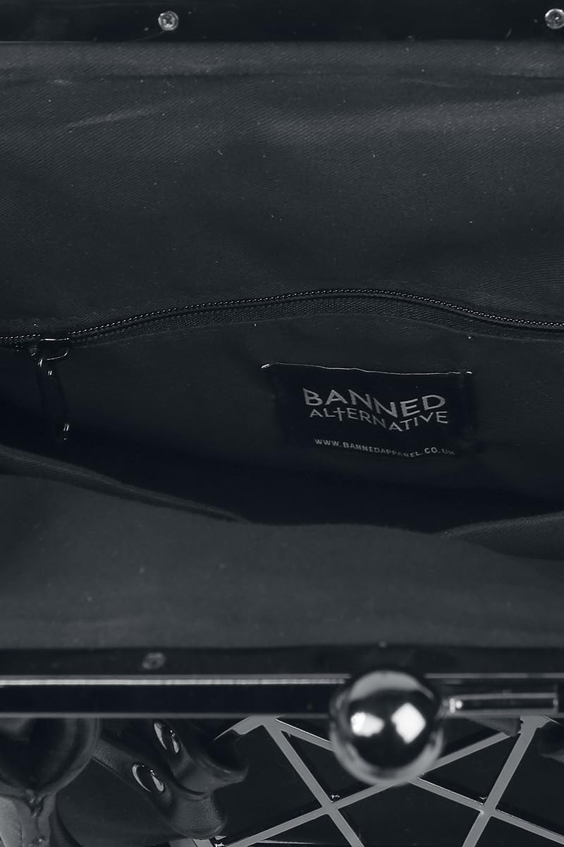 Banned Alternative Pentagram Damenhandtasche, Schwarz