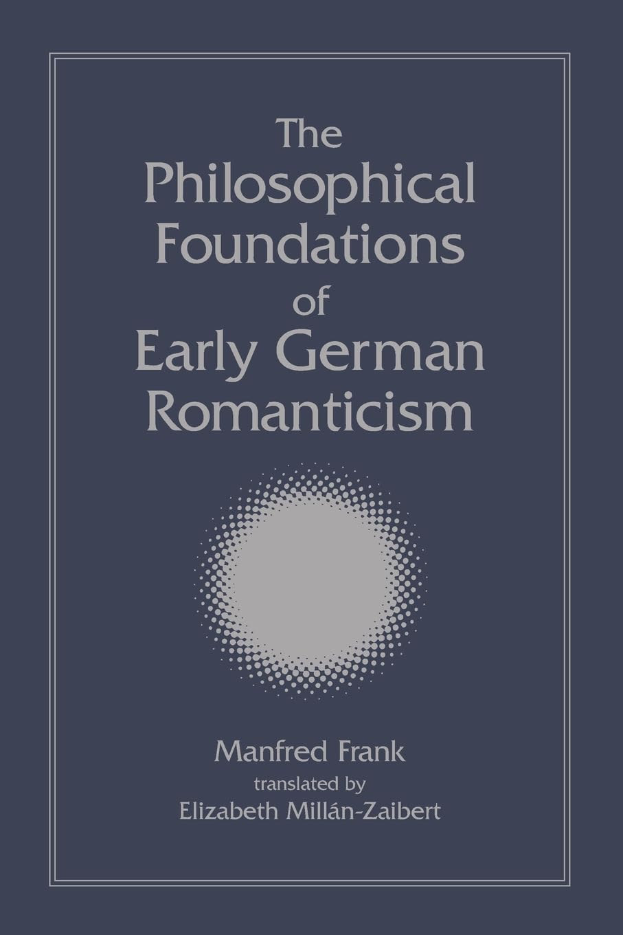 The Philosophical Foundations of Early German Romanticism (SUNY series, Intersections: Philosophy and Critical Theory)