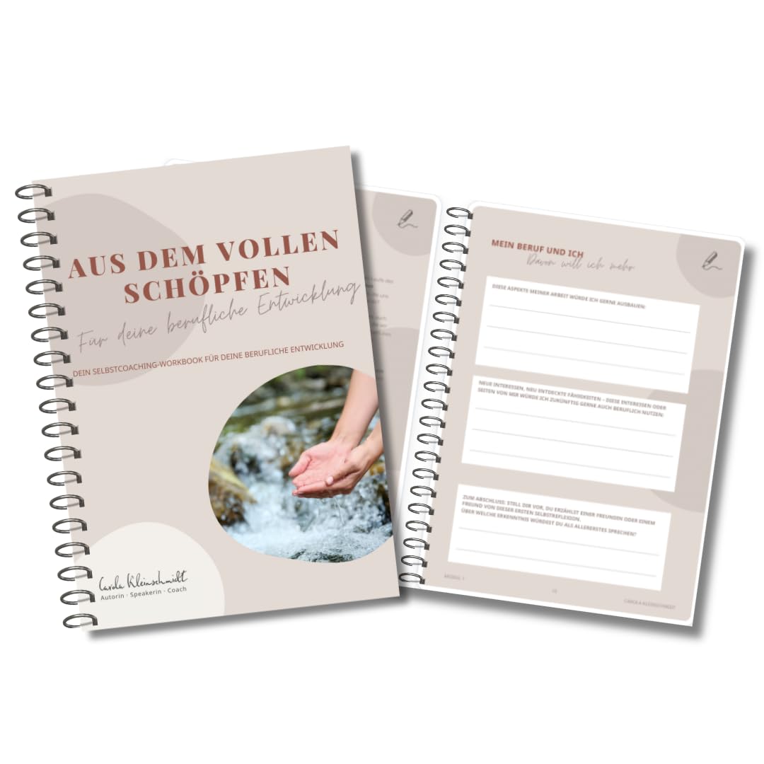 Aus dem Vollen schöpfen: Dein Coaching-Workbook für deine berufliche Entwicklung