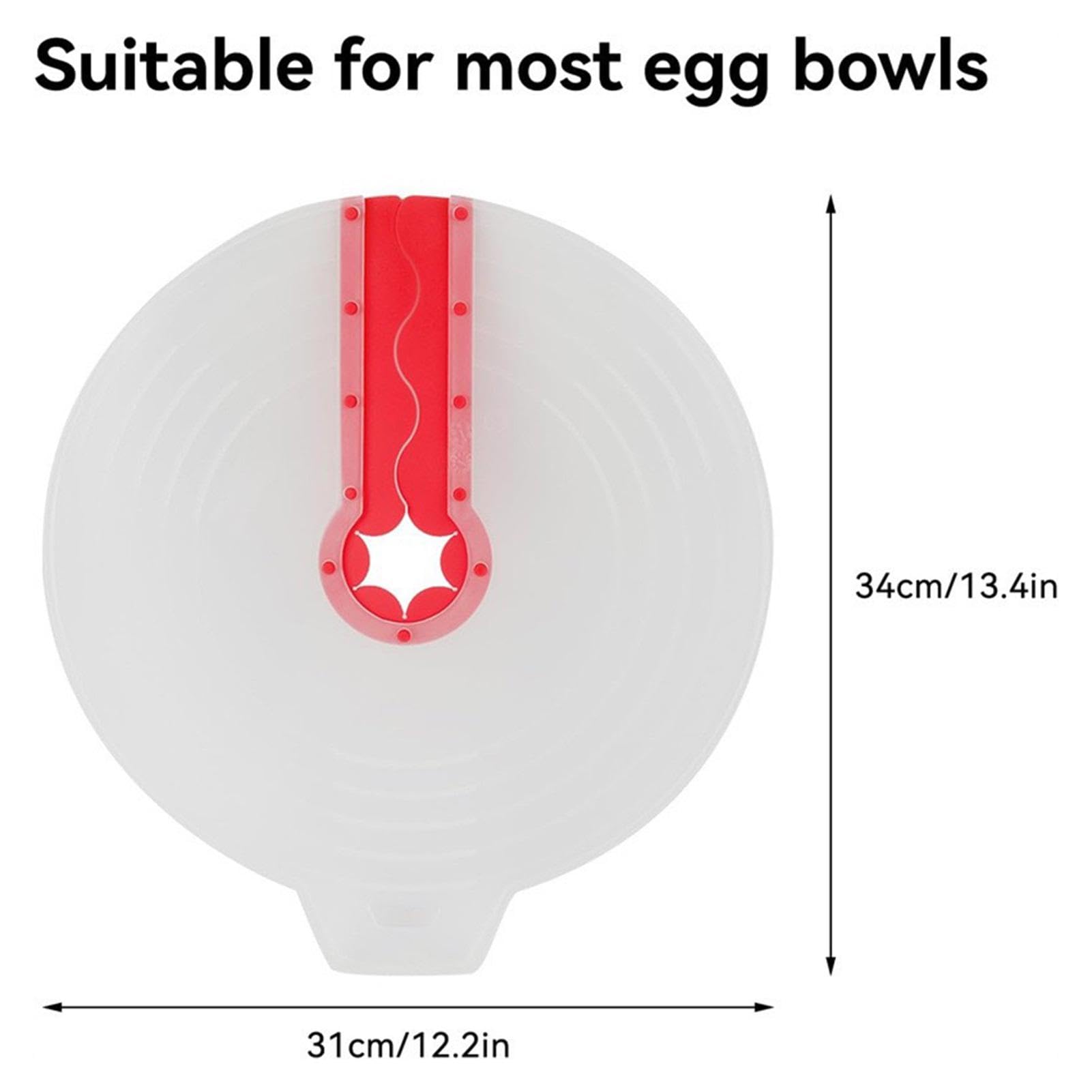 Spritzschutz Für Rührschüssel 30,8cm - Silikon Abdeckung Gegen Spritzer Beim Mixen