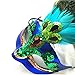 OCTCHOCO Peacock Feathers Mask - Magic Sequins Venetian Half Mask for Halloween Party Evening Prom Costume Accessory