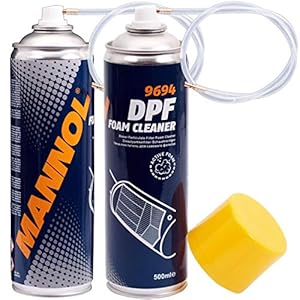 2x MANNOL DPF reiniger DIESELPARTIKELfilter met SONDE 500ml DOSE