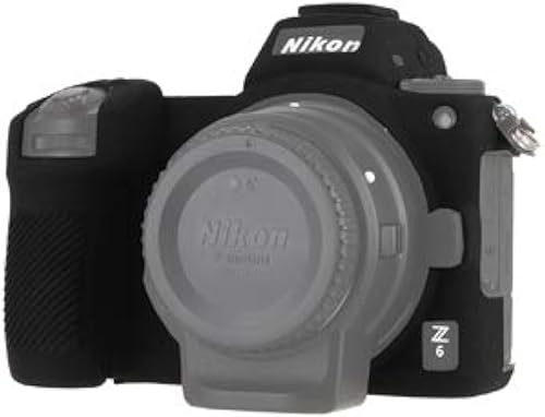 Miniatura 10 de Easy Hood Funda para cámara digital Nikon Z6 Z7 Z6 II Z7 II, carcasa de goma de silicona suave antiarañazos, funda protectora para cámara, protector
