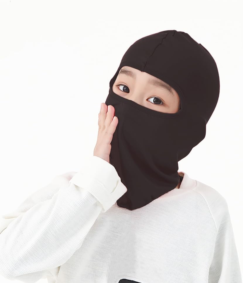 Kids Lightweight and Breathbale Balaclava-Face-Mask - Boys Girls Windproof UV Protector Neck Gaiter Skiing Cycling Scarf4