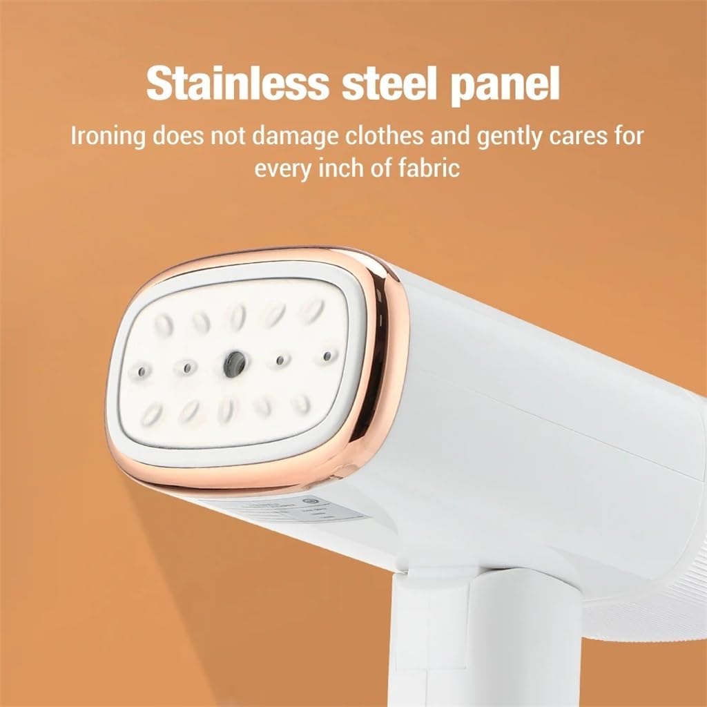 Handheld Garment Steamer Ironing For Clothes Portable Fast-Heat Household Fabric Garment Steamer Home Travel (D 24.9 * 13.4 * 11.8cm)