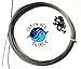 49-strand Cable Bright 7x7 Stainless Steel Kit 30ft 400lb 1.4mm W/10 1.6mm Crimps