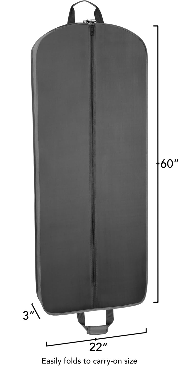 WallyBags Torba podróżna Deluxe 152 cm, grafit, 60-inch, Torba podróżna Deluxe 152 cm