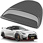 CK Formula Carbon Fiber Hood Scoop - Aerodynamic Air Flow Front Hood Vent Cover, Universal Fit for Cars, Coupe, Pickup Trucks, SUV, Car Body Kit, Automotive Exterior Accessory, Weatherproof, 1 Piece