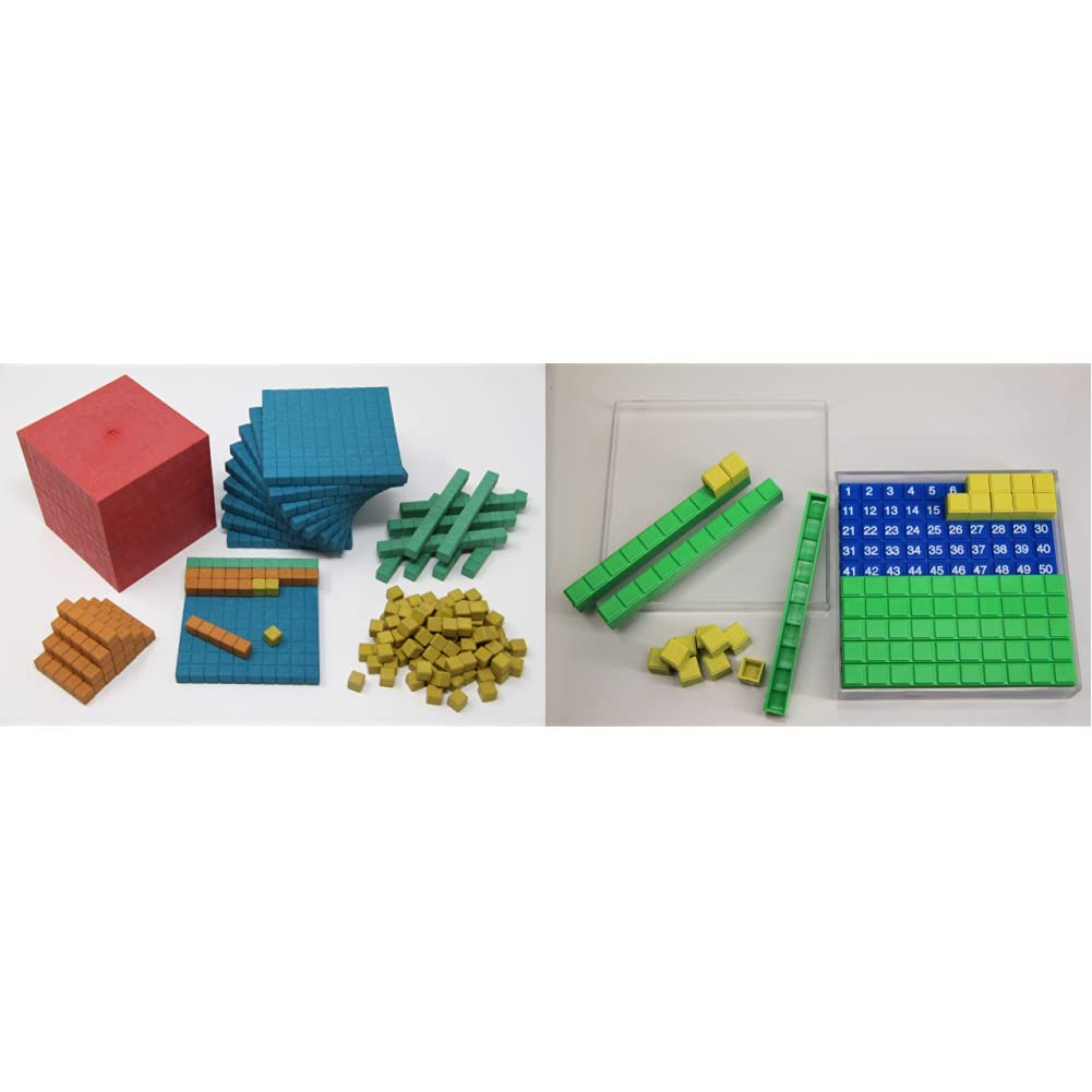 WISSNER aktiv Lernen WissnerR39578.000 Dienes Grundset 141 Teile farbig, Mehrfarbig 39595 aktiv Lernen - Dienes Hunderterplatte 29 Teile - RE-Plastic®
