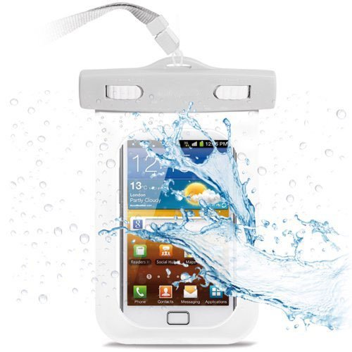 MyCell BBNS310095Samsung Galaxy 3 Case, Waterproof Cover for Samsung Galaxy 3 - White