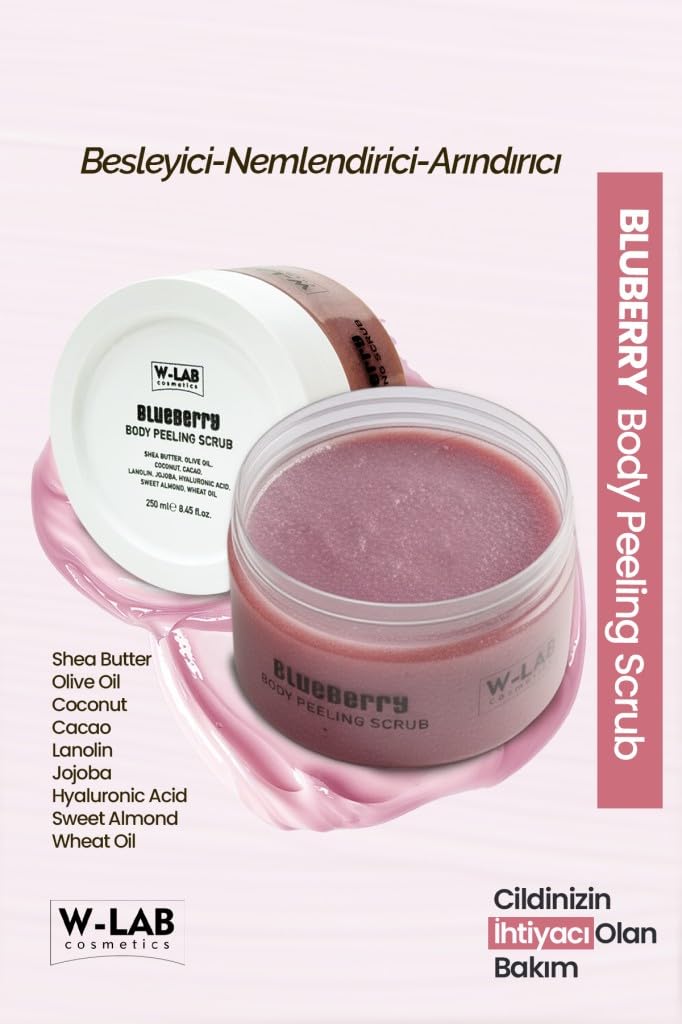 W-Lab Cosmetics Blueberry Body Scrub 250 ml