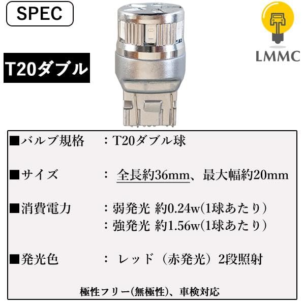 Amazon | LMMC エリシオン (RR1・2・3・4) T20W T20ダブル LED