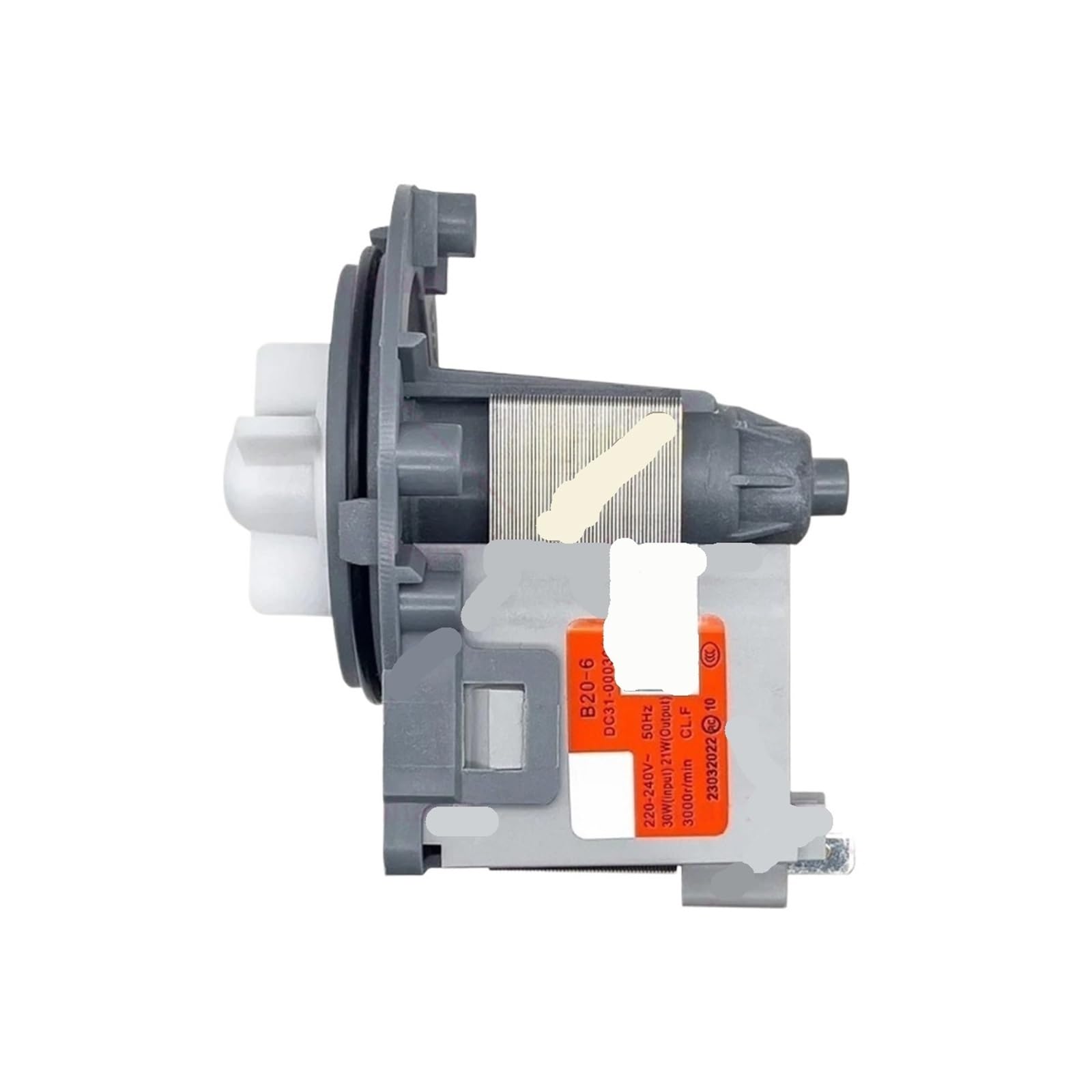 Drain Pump Motor, Compatible for Samsung，Washing Machine Washer Drainage Parts B20-6 220-240V 50Hz 30W 3000r/min DC31-00030A