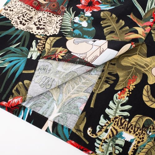 Grace Karin CL007597-35_L@#SLBJYY Women'S Dress 50S Vintage Printed Leaves Pencil Dress Cap Sleeve Business Dress Large thumb #6