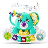 【El mejor regalo para el bebé】 ： Tamaño perfecto para manos pequeñas y fácil de llevar en el cochecito a cualquier lugar. Como juguetes musicales iluminadores, será el mejor primer regalo para que los bebés obtengan un gran valor.