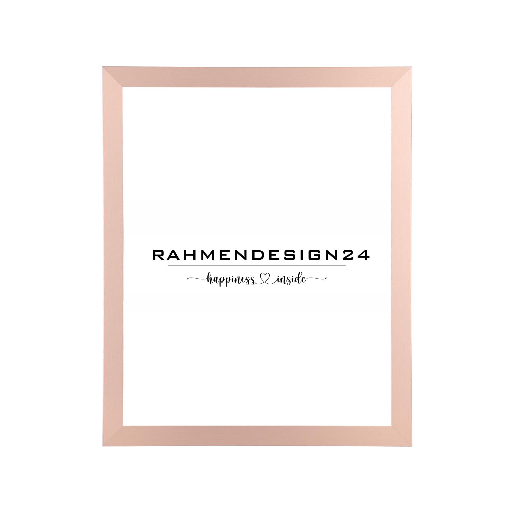 Cornice portafoto Puzzlerahmen | Oro rosa 21 x 29,7 cm (DIN A4) | Vetro acrilico ANTIREFLEX/ANTIRIFLESSO | Cornice da galleria, cornice intercambiabile, decorazione per parete e tavolo