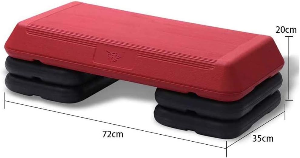 Adjustable Aerobic Stepper Workout Step Risers Fitness Exercise Platform Trainer Stepper (Color : B) (A)
