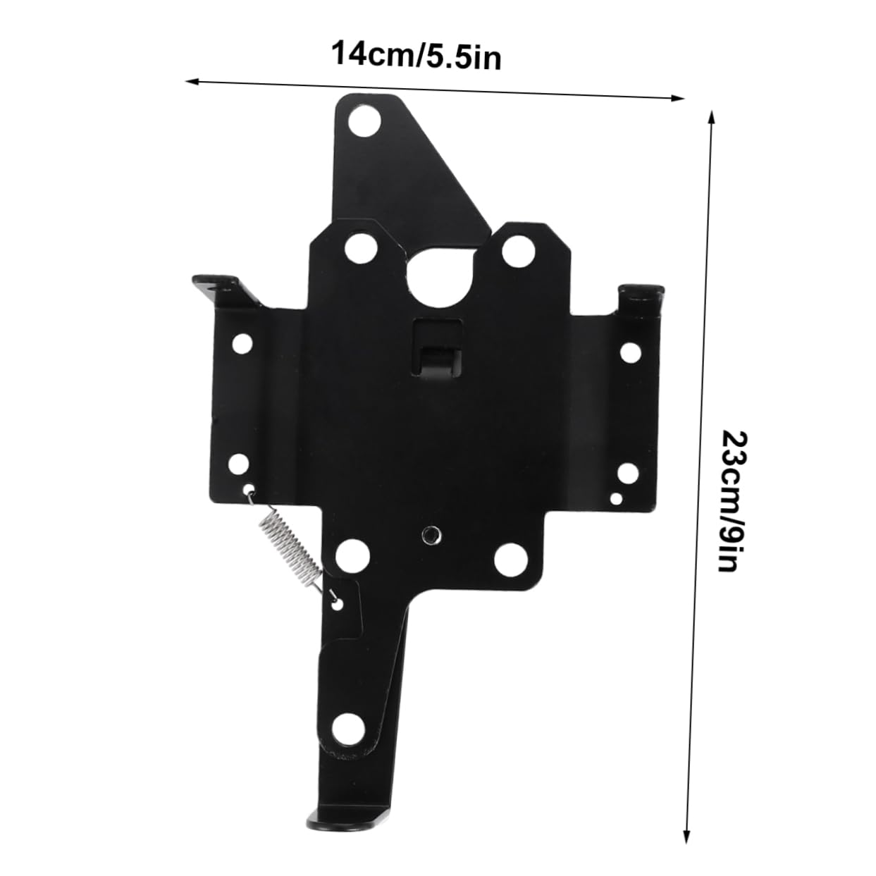 Loquet de Portail à Montage sur Poteau pour Porte en Bois Foncé
