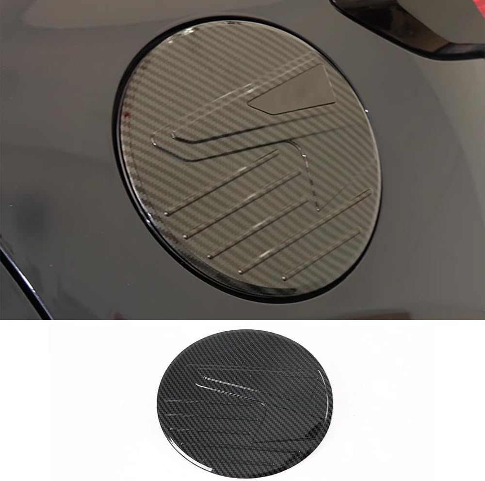 Auto Parts Fit For Mazda CX-30 CX30 2020 2021 2022 2023 2024 2025 2026 Exterior Gas Fuel Tank Cover Trim (Chrome Silver) ABS 1PCS