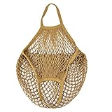 LANSKRLSP Borsetta Borsa a Rete Sacchetto Net Turtle Borsa della Spesa Riutilizzabile Borsa per Conservare Frutta Totes 32 * 38 * 15cm (32cm * 38cm * 15cm, Giallo)