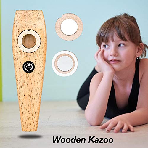 Chuanfeng Kazoo en Bois, Instruments de Musique clairs et Lisses de Kazoos avec 2 Films de flûte et 2 Coussin de… - Les Beatles, Paul McCartney, John Lennon, RIngo Starr, George Harrison Chuanfeng Kazoo en Bois, Instruments de Musique clairs et Lisses de Kazoos avec 2 Films de flûte et 2 Coussin de… – Image 7