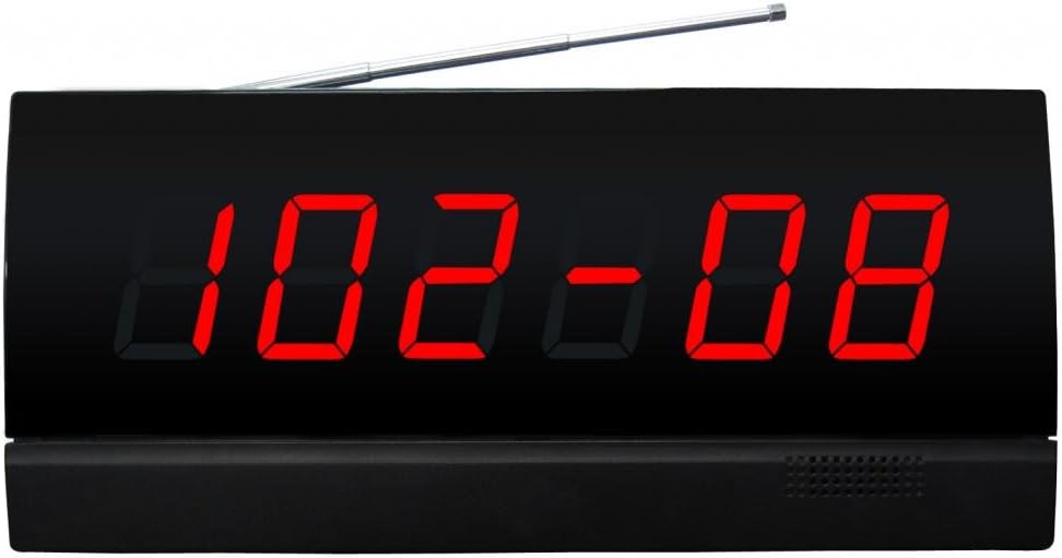 SINGCALLWireless Paging System,Service Calling System,New Kind Display Receiver That Can Show Both Letter and Digits (APE2500) Can't Be Used Alone