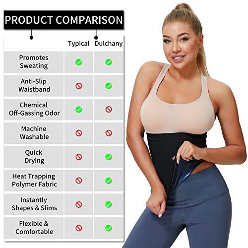 Dulchany Sauna Sweat Waist Trainer Vest For Women Waist Trimmer Sauna Vest Sweat Tank Top Shaper Sauna Suit #TOP3